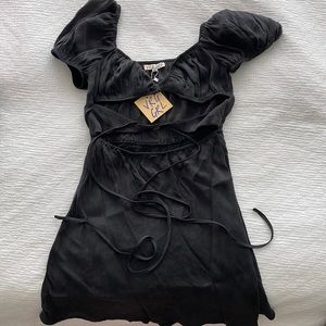 Verge Girl Black Mini Dress - NEVER WORN!